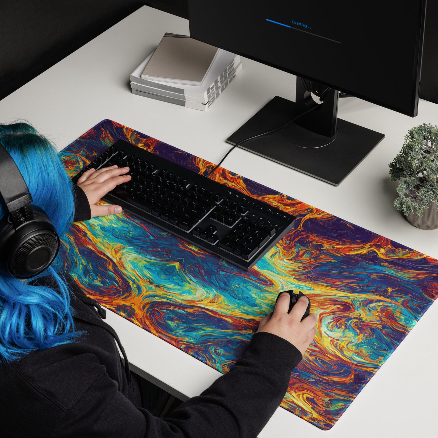 Flaming Confusing : Gaming mouse pad