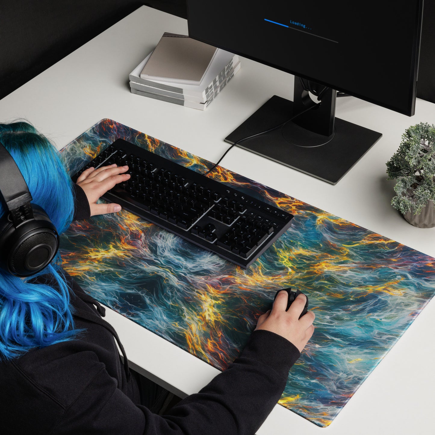 Alien Lights : Gaming mouse pad