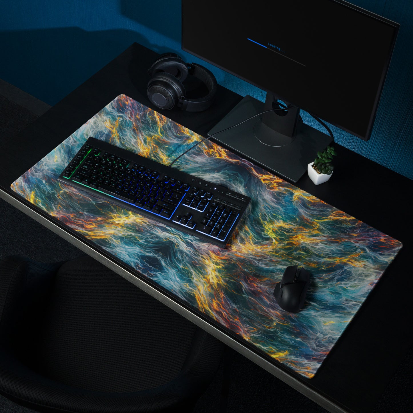 Alien Lights : Gaming mouse pad