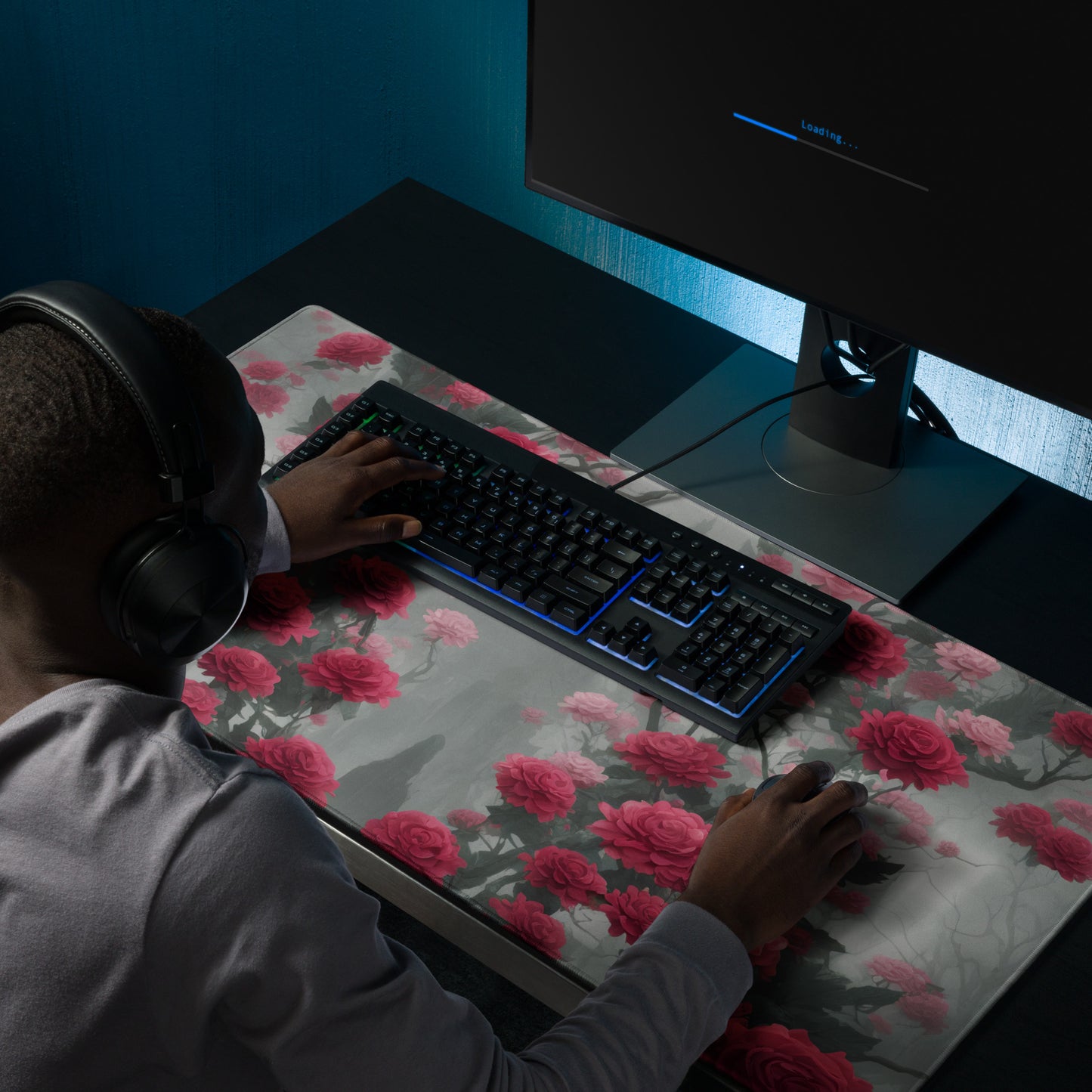 Gothic Rose : Gaming mouse pad