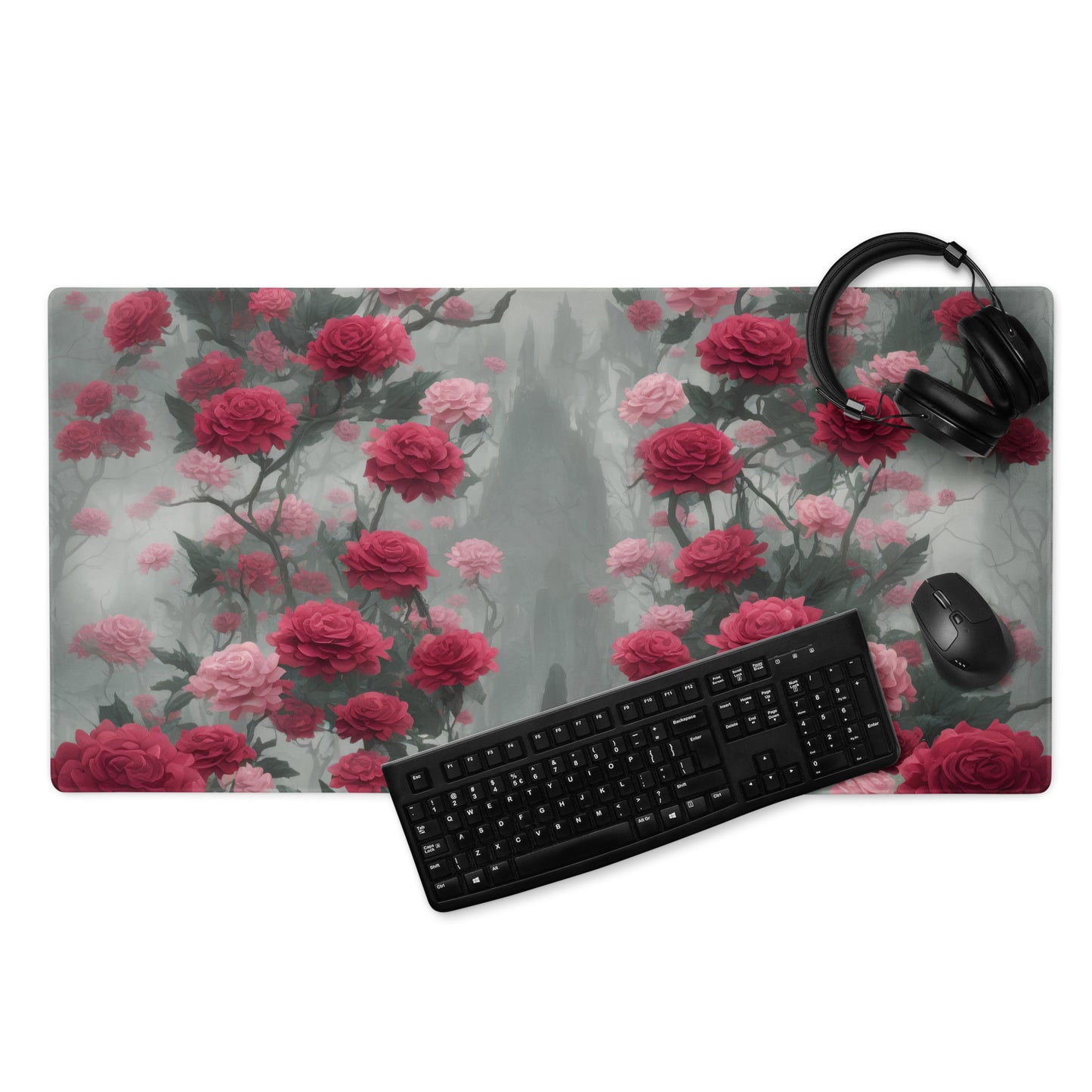 Gothic Rose : Gaming mouse pad