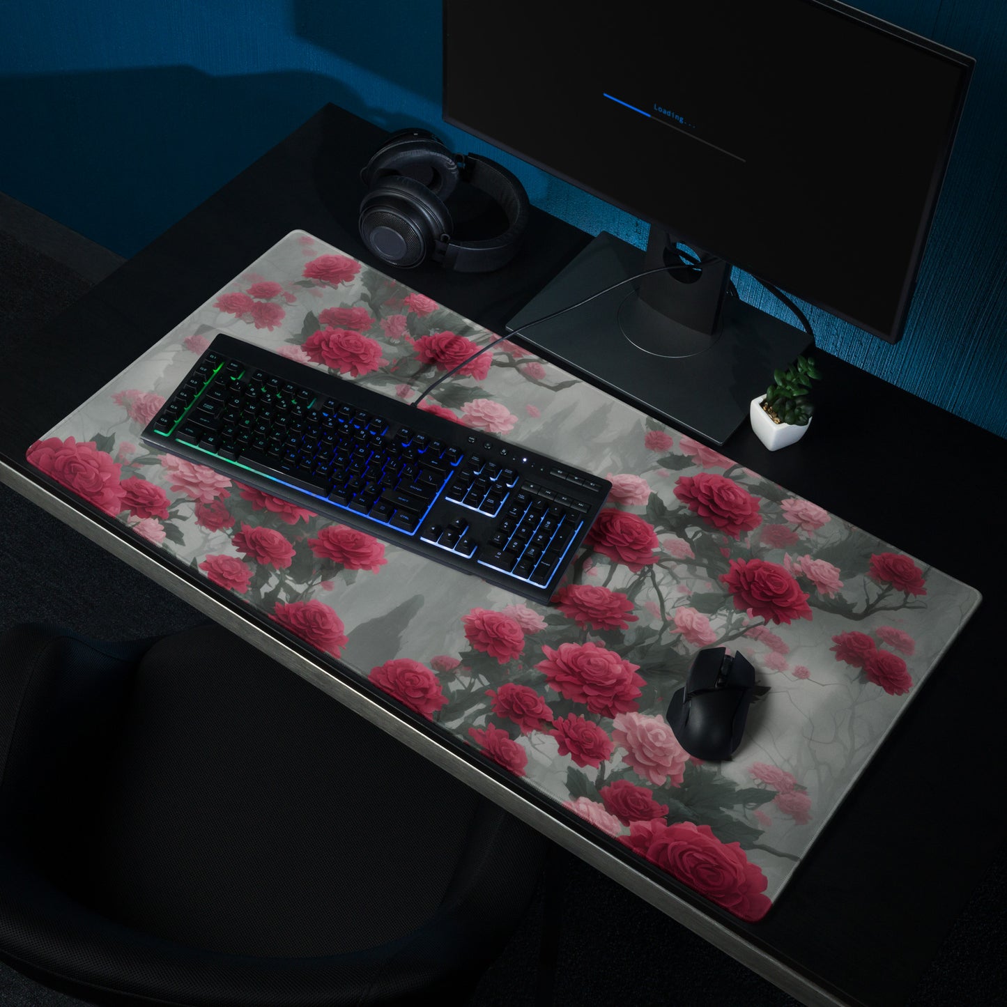 Gothic Rose : Gaming mouse pad