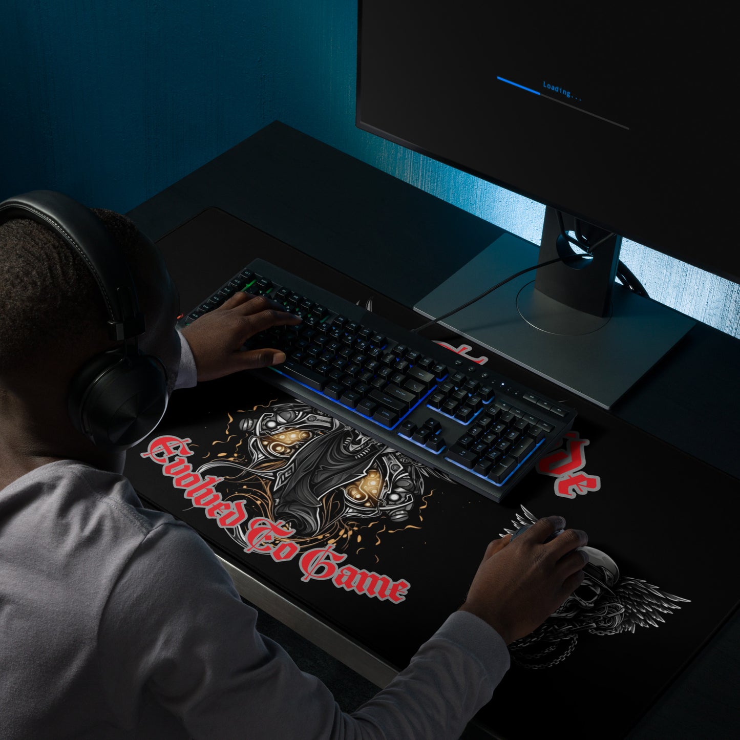 Born To Ride, Evolved To Game : Gaming mouse pad
