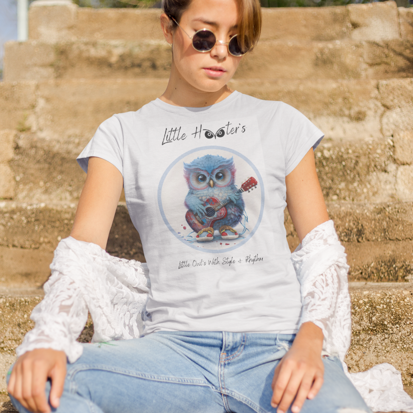 Tiney Hooters Pip , Owl's : Women's short sleeve t-shirt