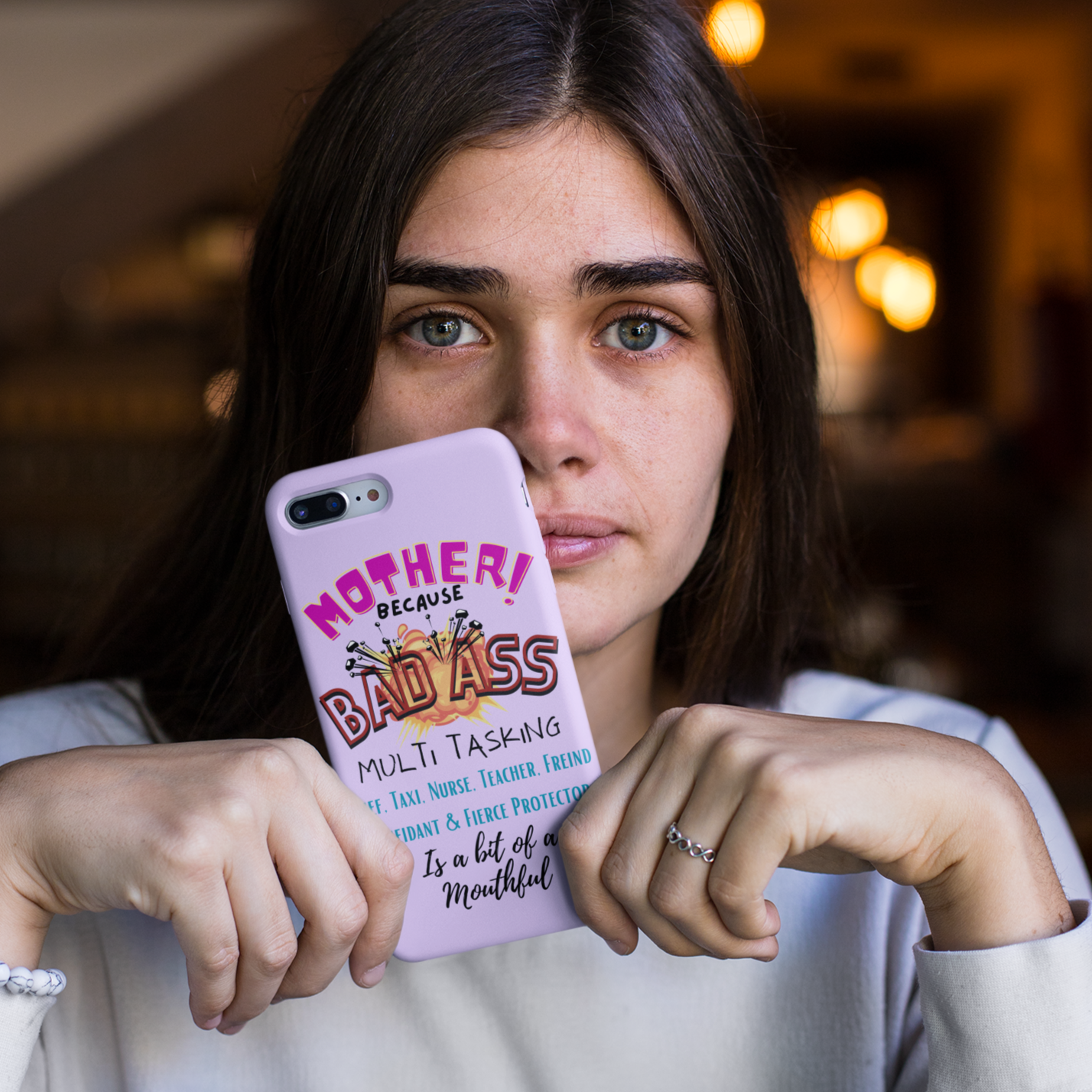 Mother's Day, Mother is a Bad Ass : - Phone Cases