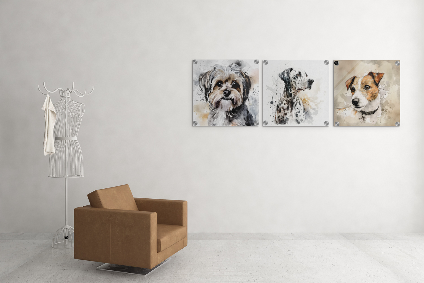 Dalmation Dog (d) Watercolor Acrylic Print