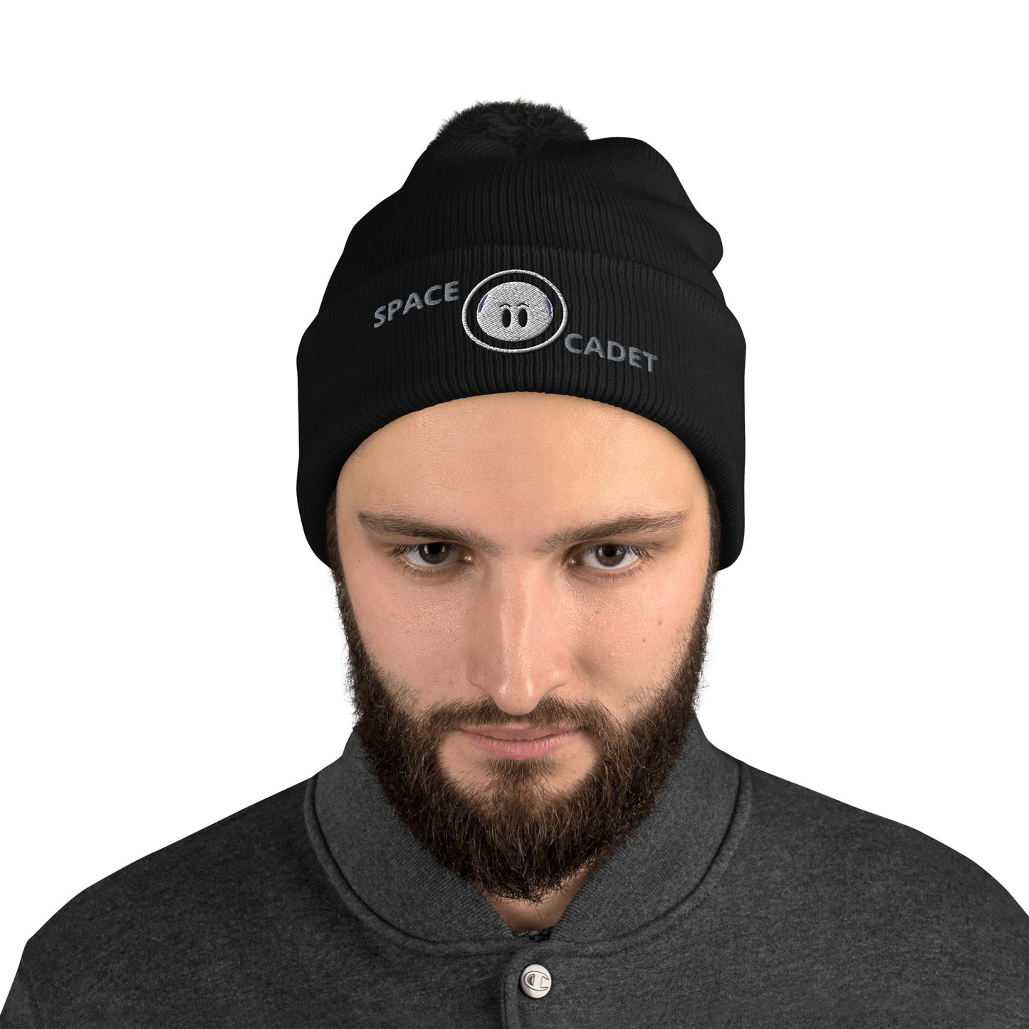 Space Cadet Pom-Pom Beanie