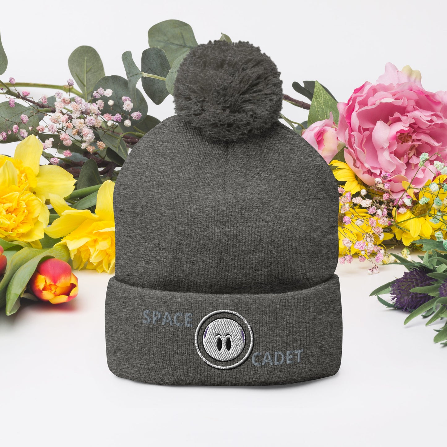 Space Cadet Pom-Pom Beanie