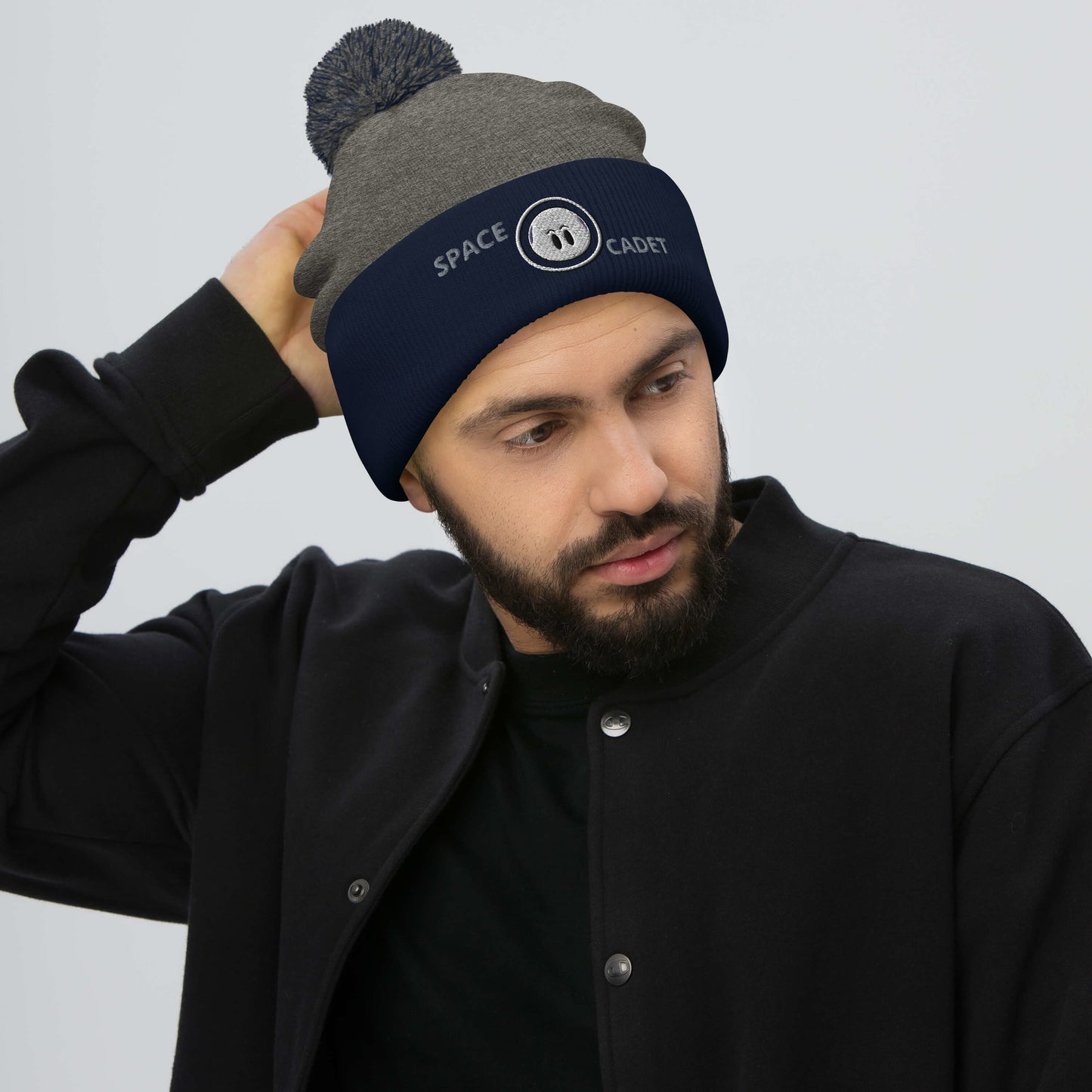 Space Cadet Pom-Pom Beanie