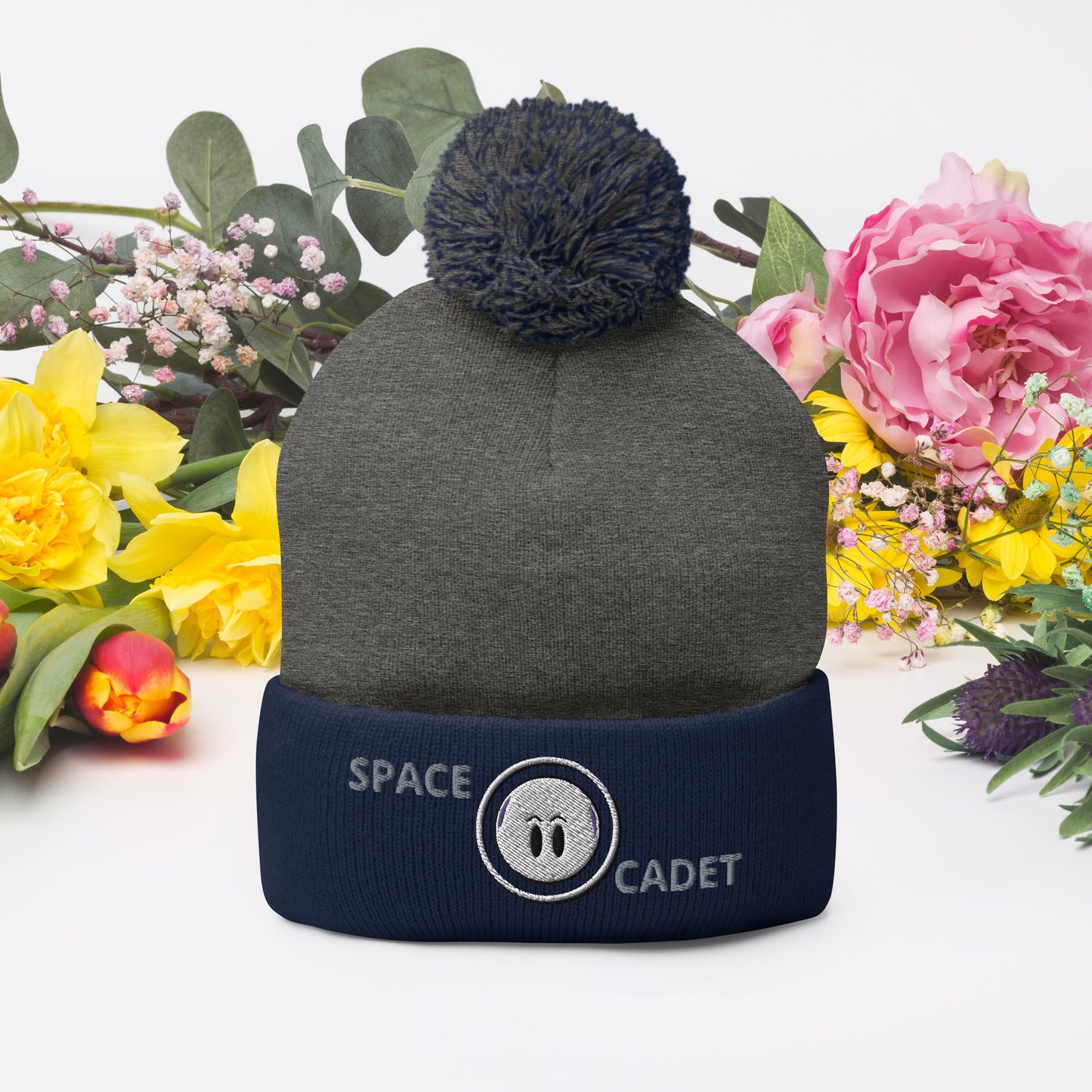 Space Cadet Pom-Pom Beanie