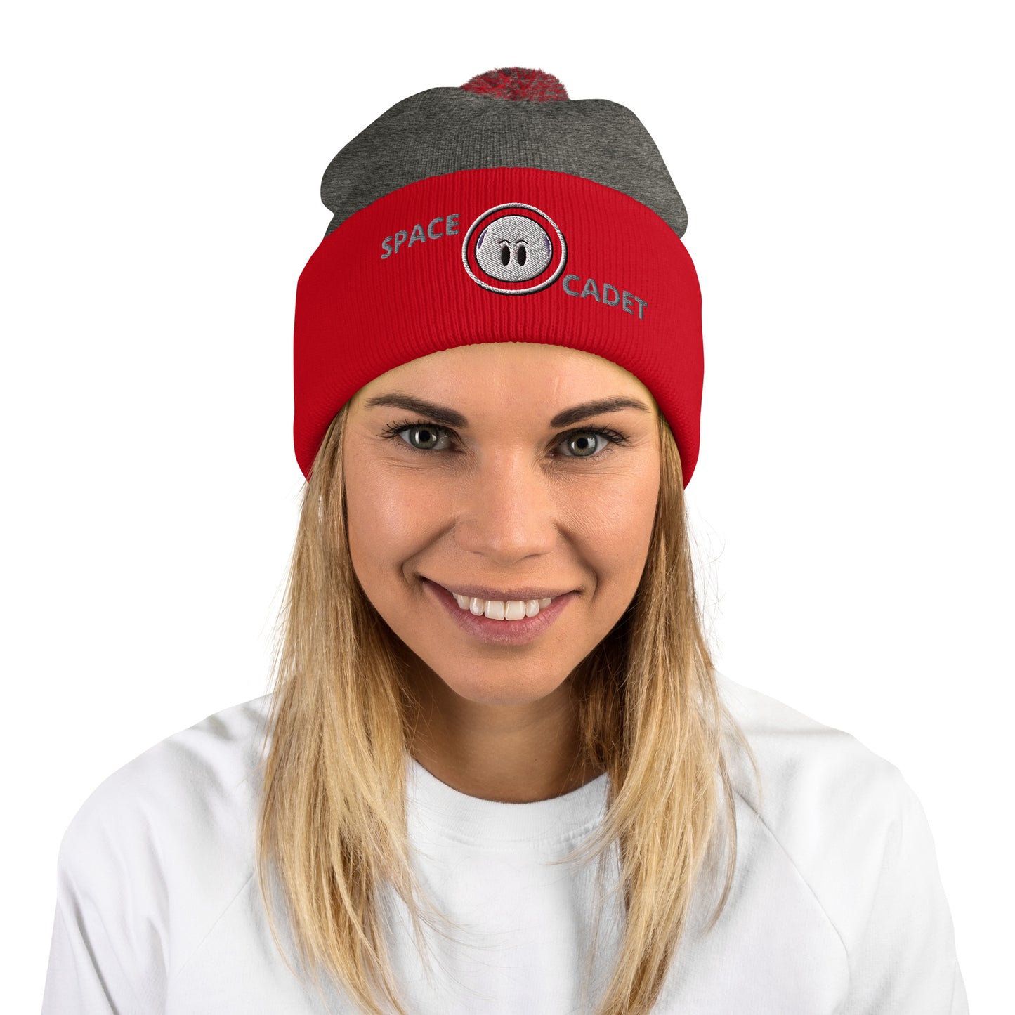 Space Cadet Pom-Pom Beanie