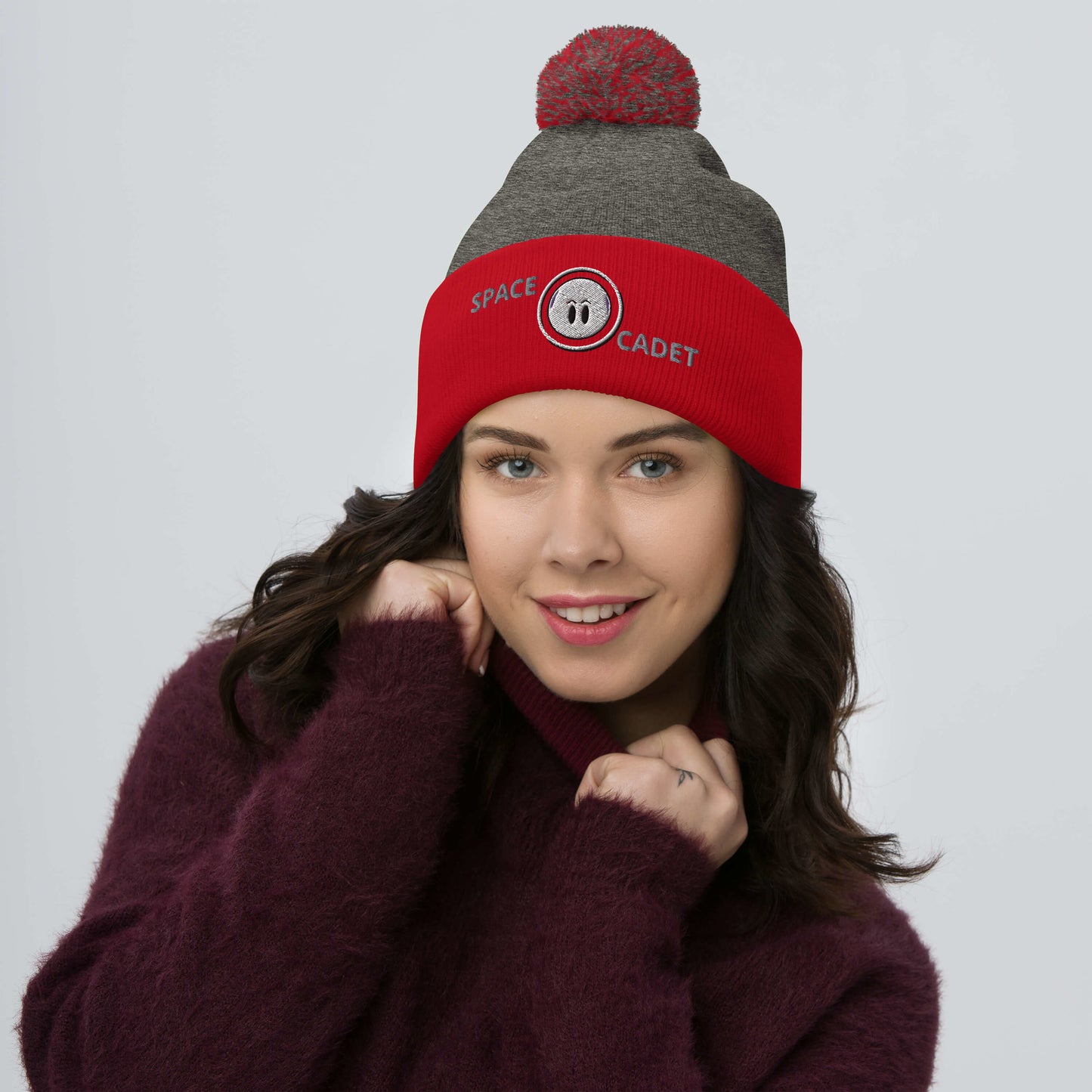 Space Cadet Pom-Pom Beanie