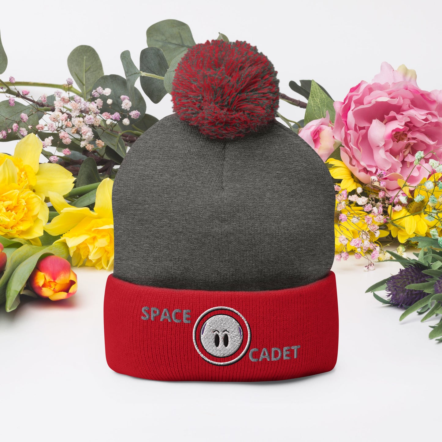 Space Cadet Pom-Pom Beanie