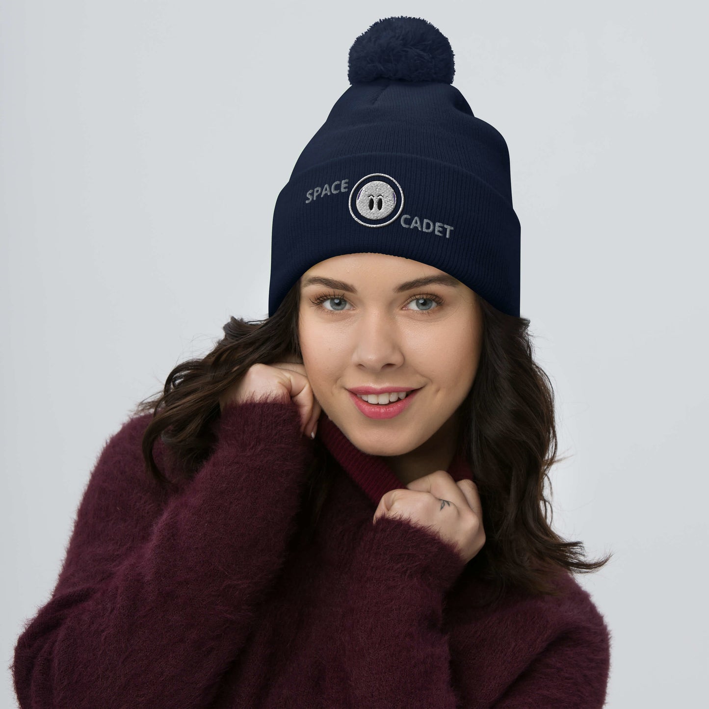 Space Cadet Pom-Pom Beanie