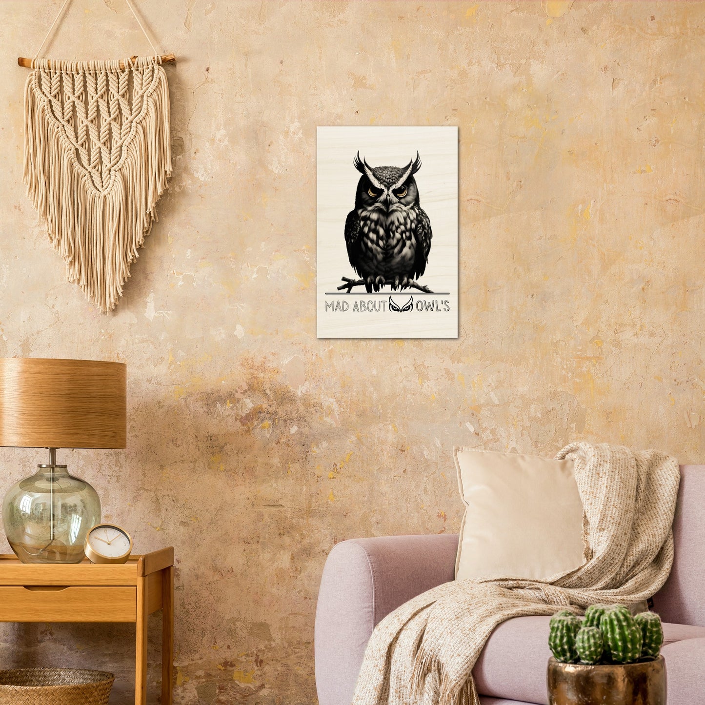 Wood Prints : Mad About Owl's