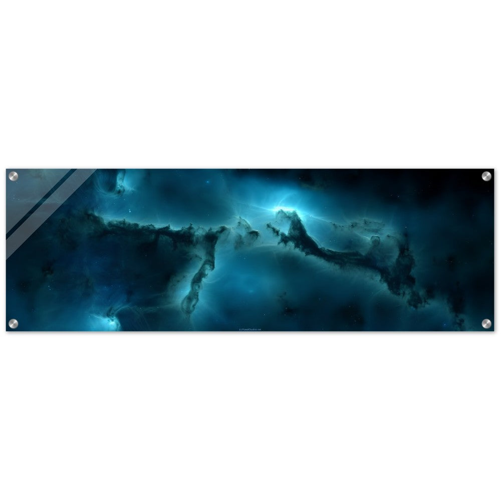 Acrylic Print : The Deep Blue (part of a collection of Nebula prints) Fantasy Nebula