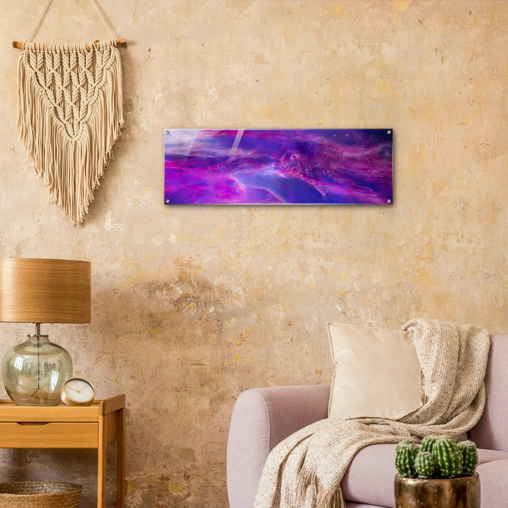 Acrylic Print : Magenta Sky (part of a collection of Nebula prints) Fantasy Nebula
