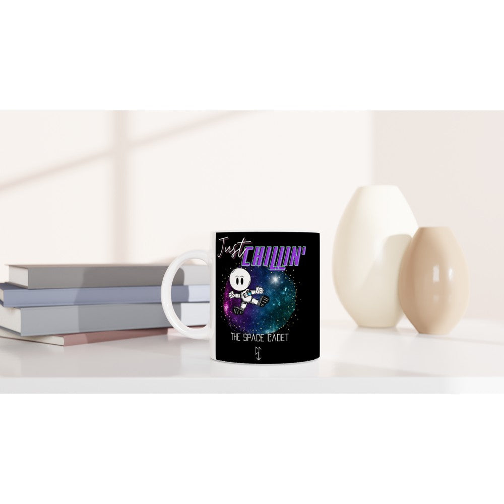 Just Chillin! : Fun Black & White 11oz Ceramic Mug