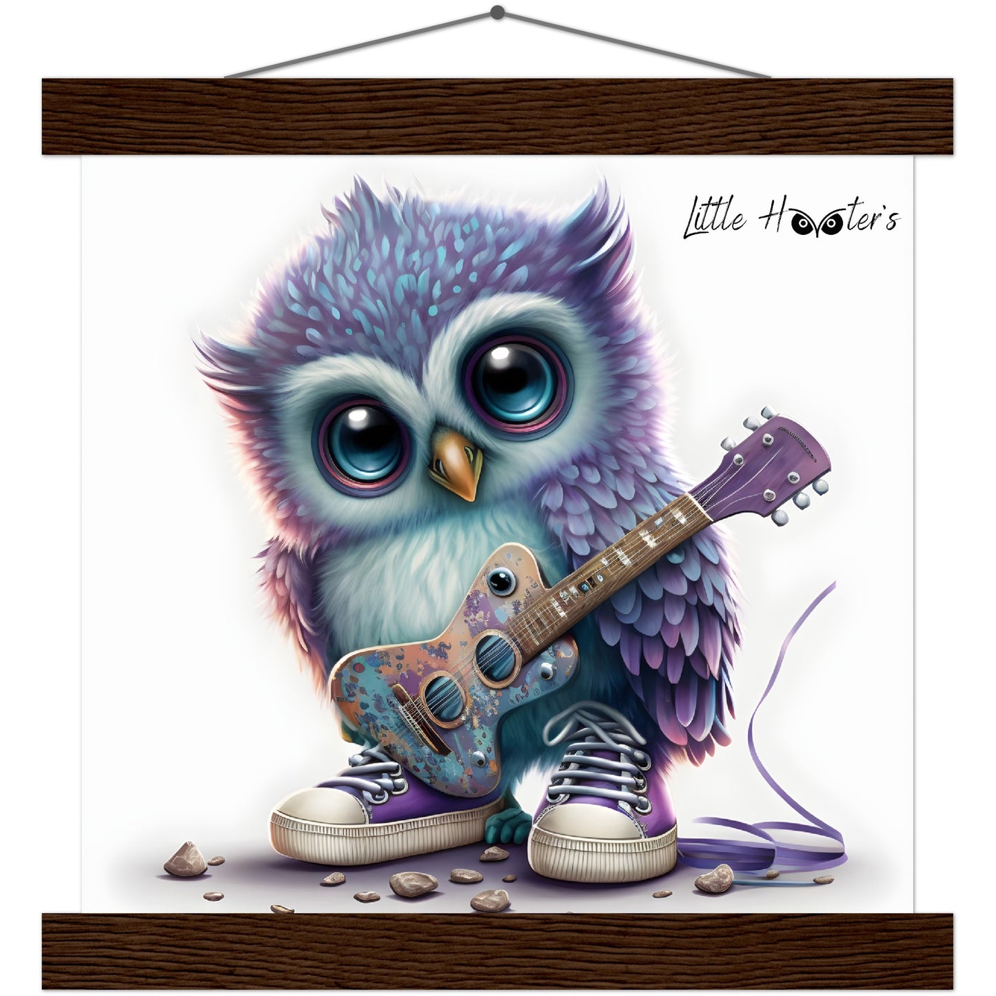 Pip, Little Hooters Owl : Premium Matte Paper Poster with Hanger