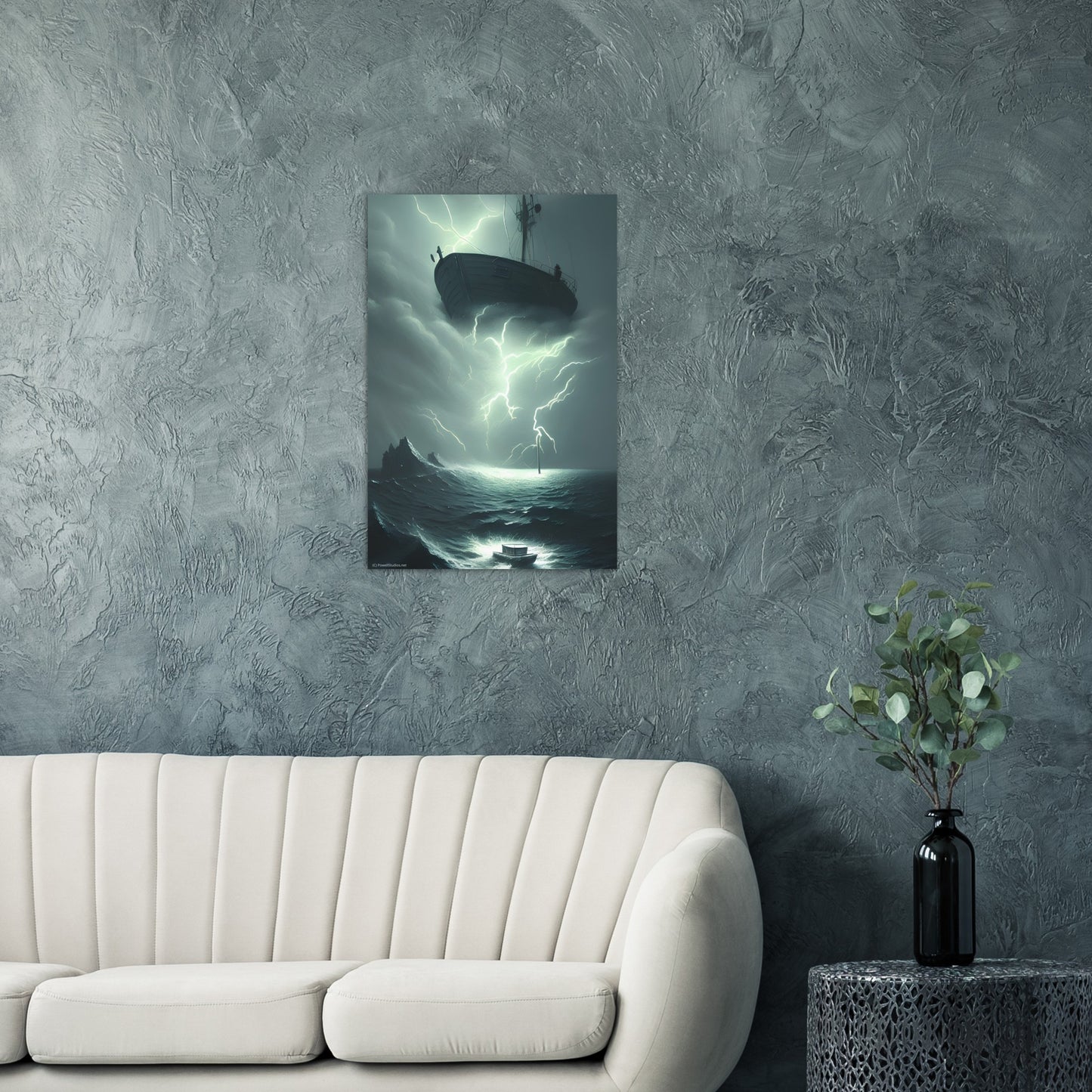 Aluminum Print : Escape : A UFO Sci Fi collection of Aluminium prints.