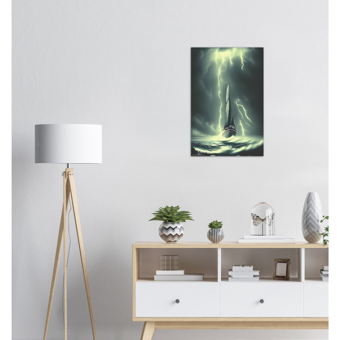 Aluminum Print : Alone : A UFO Sci Fi collection of Aluminium prints.