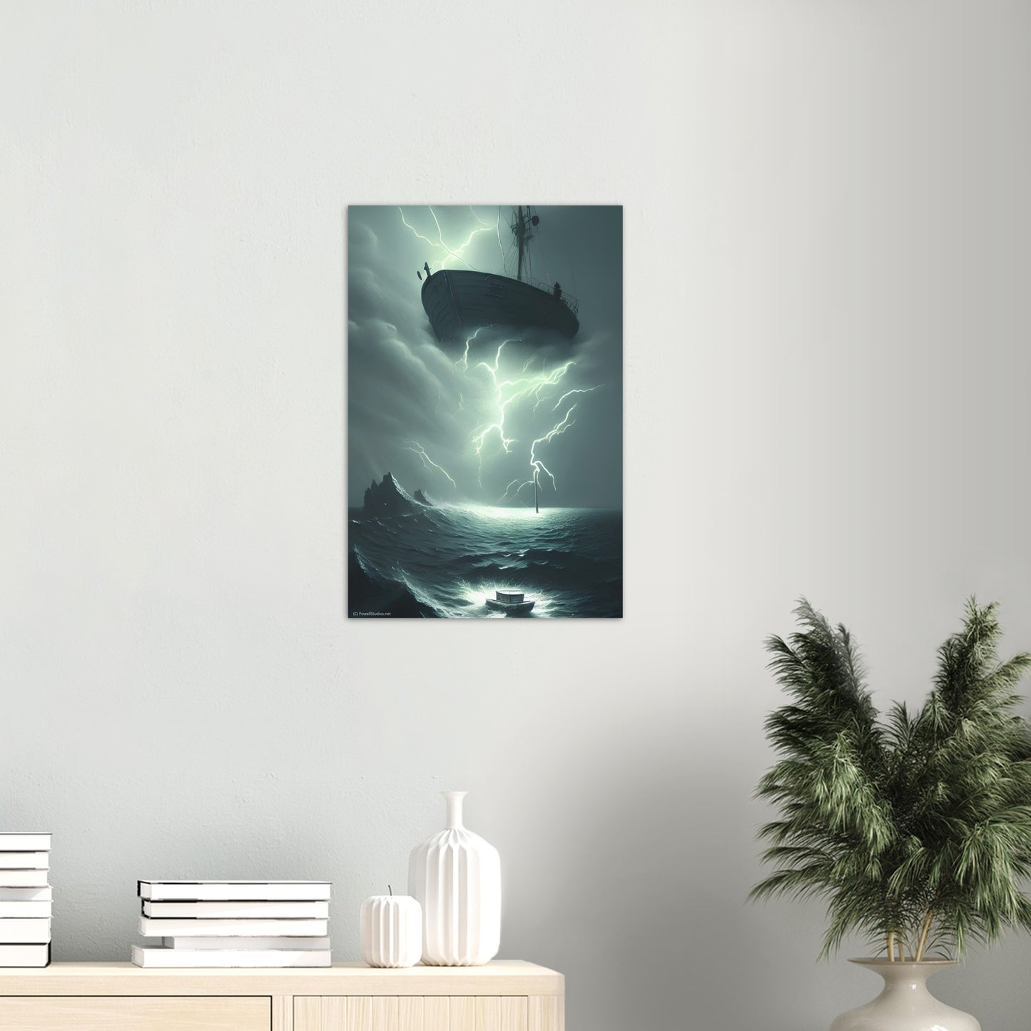 Aluminum Print : Escape : A UFO Sci Fi collection of Aluminium prints.