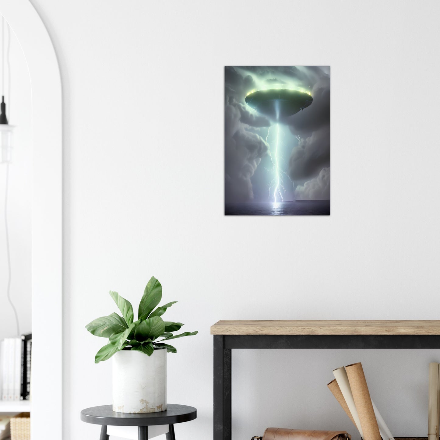 Premium Matte Poster : Abducted : A UFO Sci Fi collection of Poster prints.