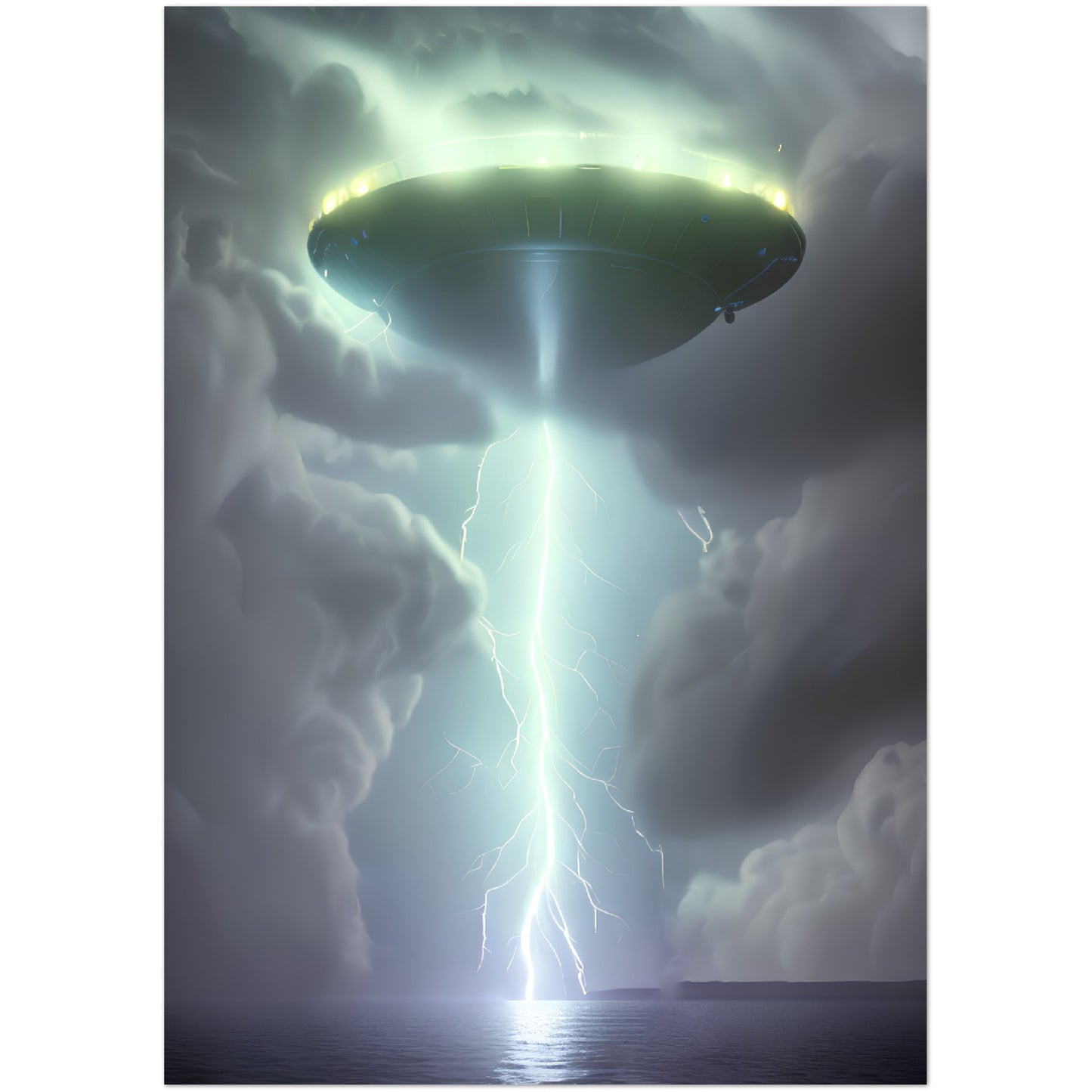Premium Matte Poster : Abducted : A UFO Sci Fi collection of Poster prints.