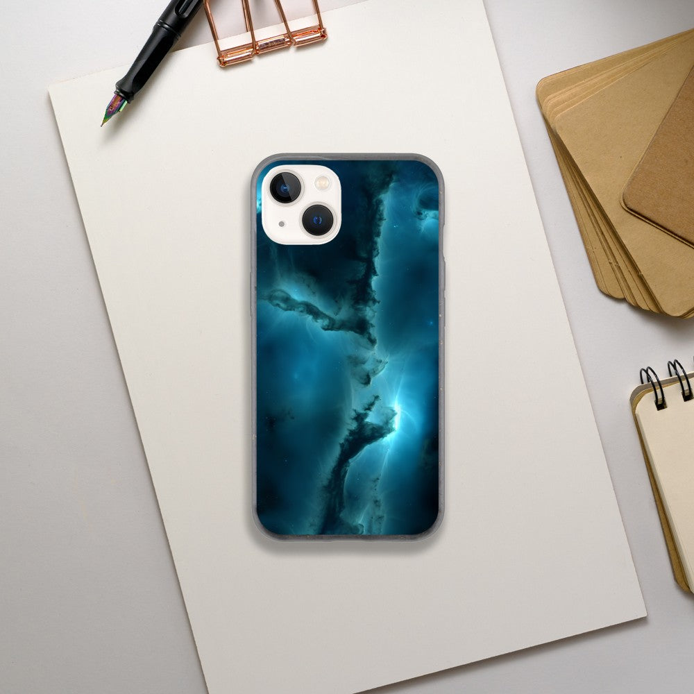 The Deep Blue (part of a collection of Nebula cases) Fantasy Nebula Bio iphone case