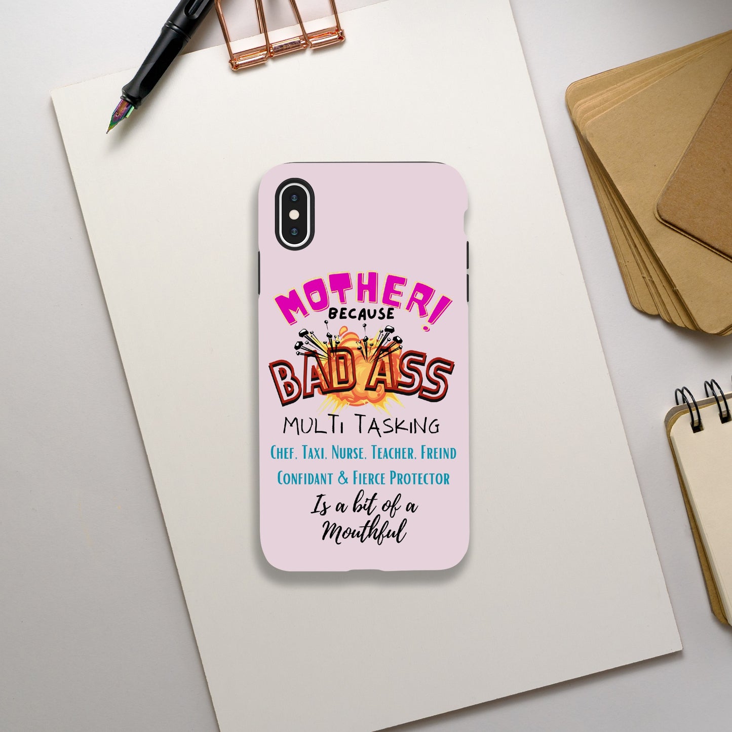 Mother's Day, Mother is a Bad Ass : - Phone Cases