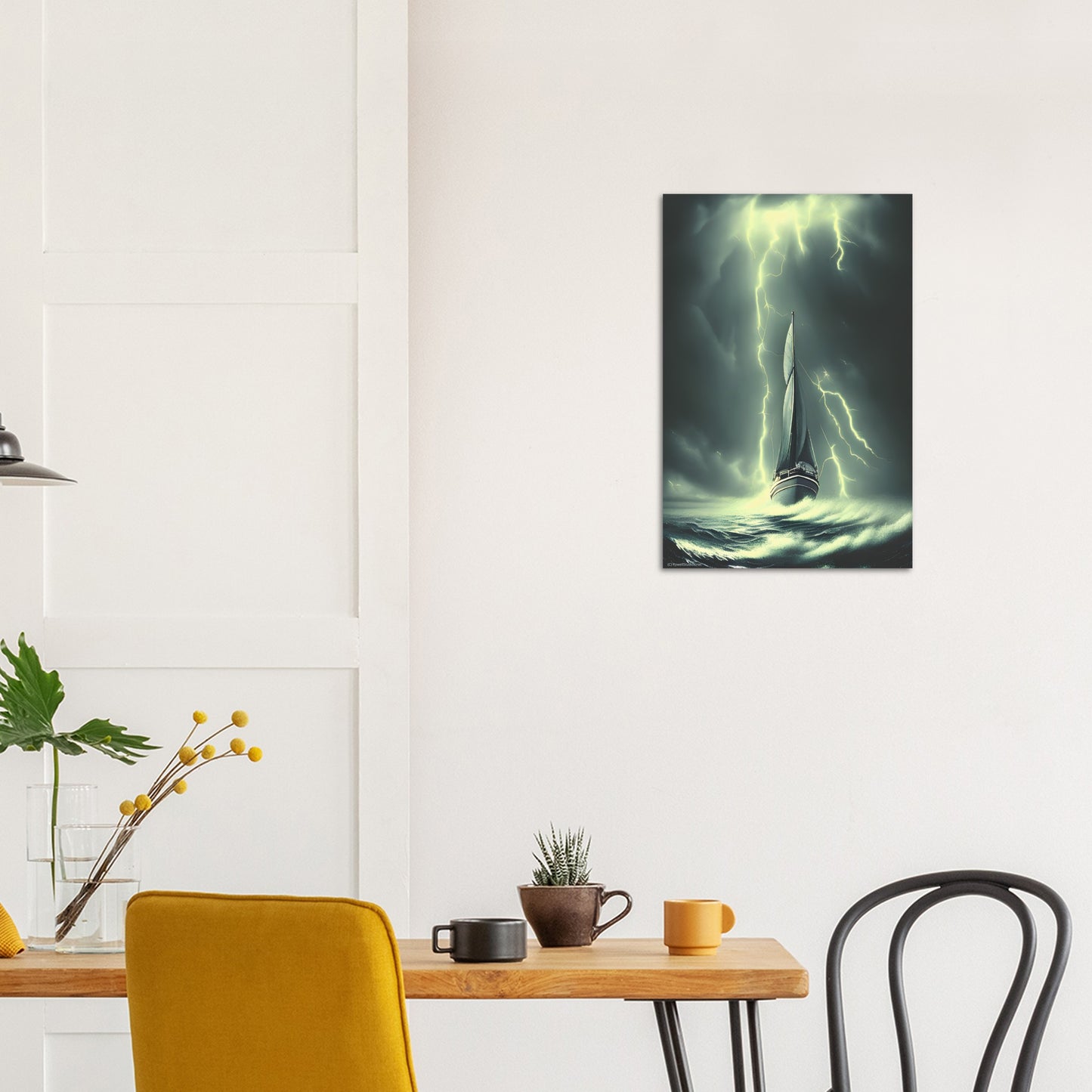 Aluminum Print : Alone : A UFO Sci Fi collection of Aluminium prints.