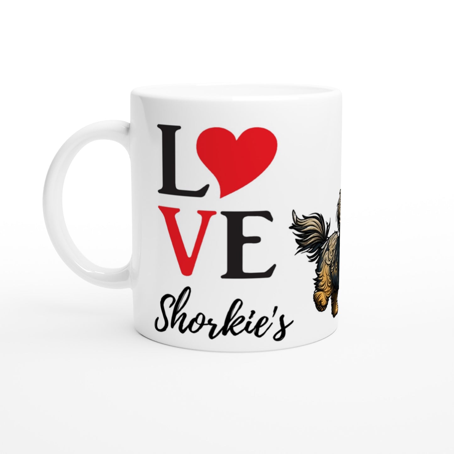 I Love Shorkie's White 11oz Ceramic Mug