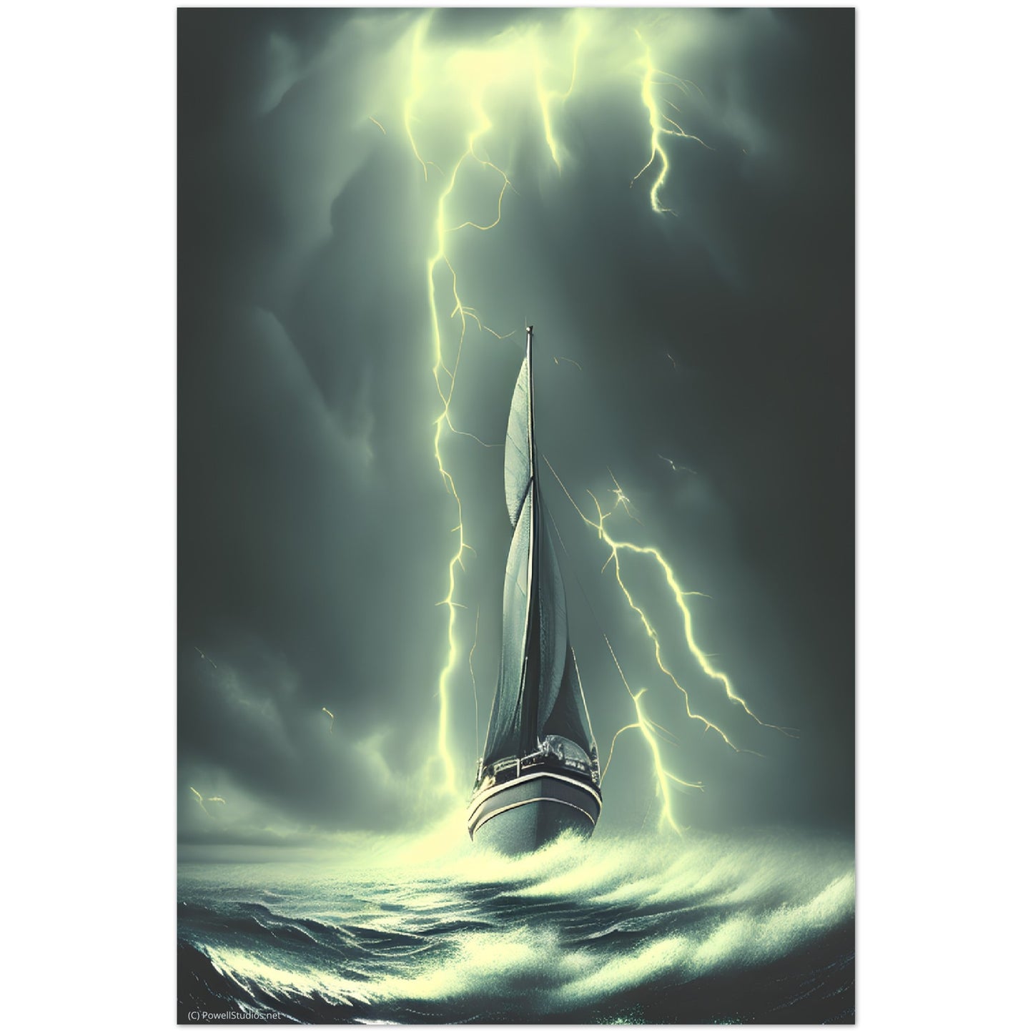 Aluminum Print : Alone : A UFO Sci Fi collection of Aluminium prints.