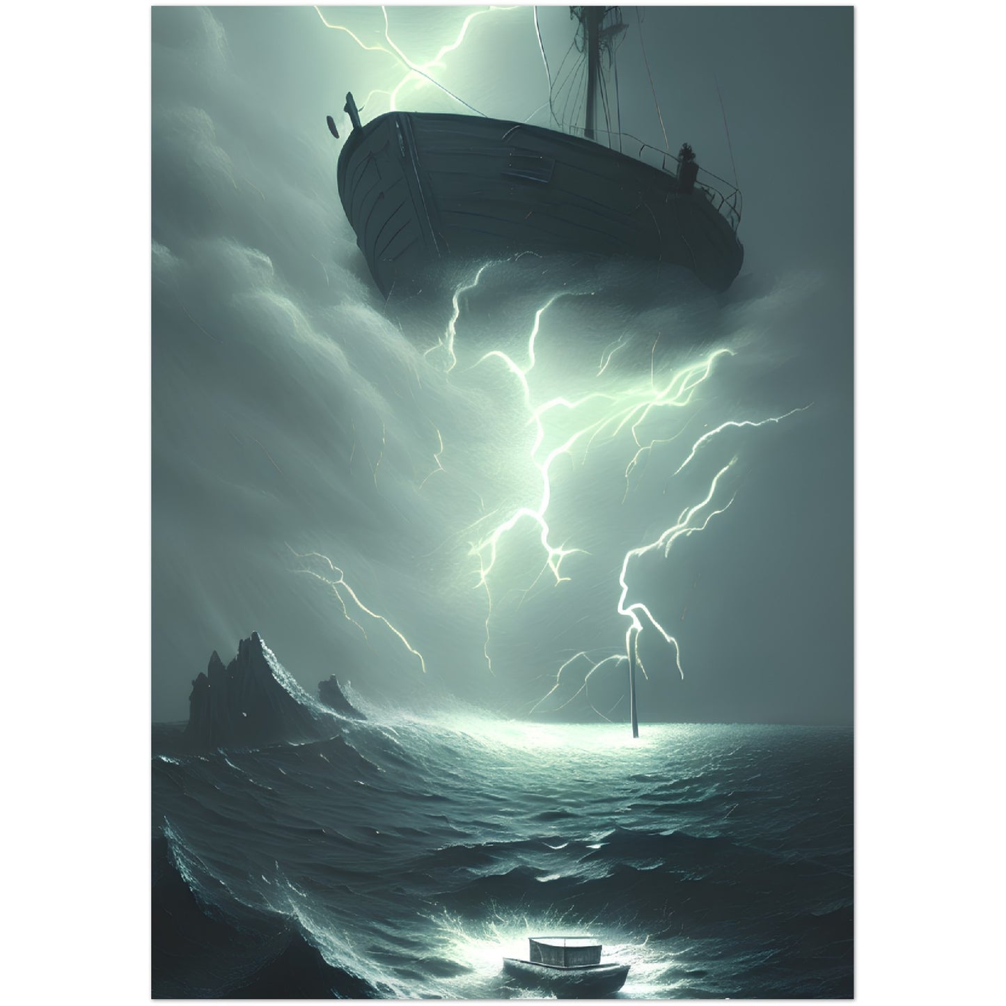 Premium Matte Poster : Escape : A UFO Sci Fi collection of Poster prints.