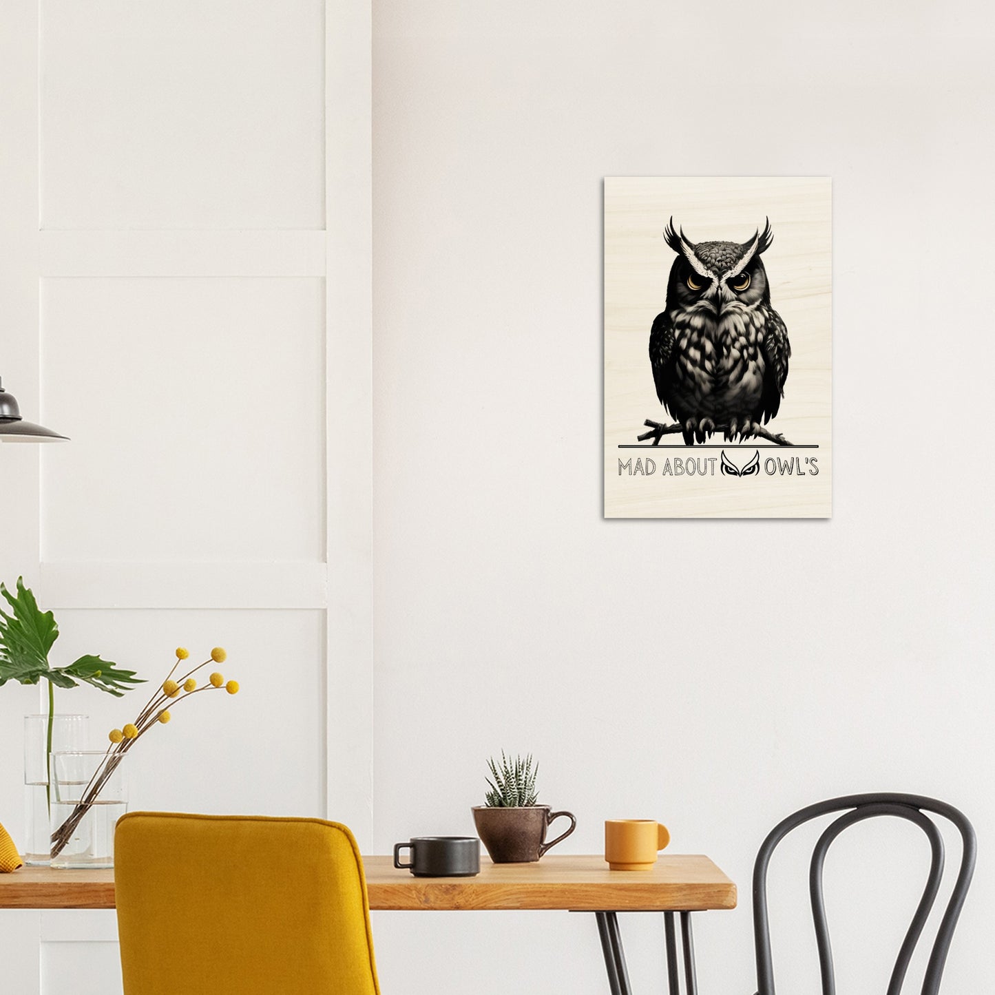 Wood Prints : Mad About Owl's