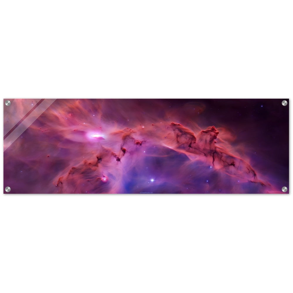 Acrylic Print : Reign of Fire (part of a collection of Nebula prints) Fantasy Nebula