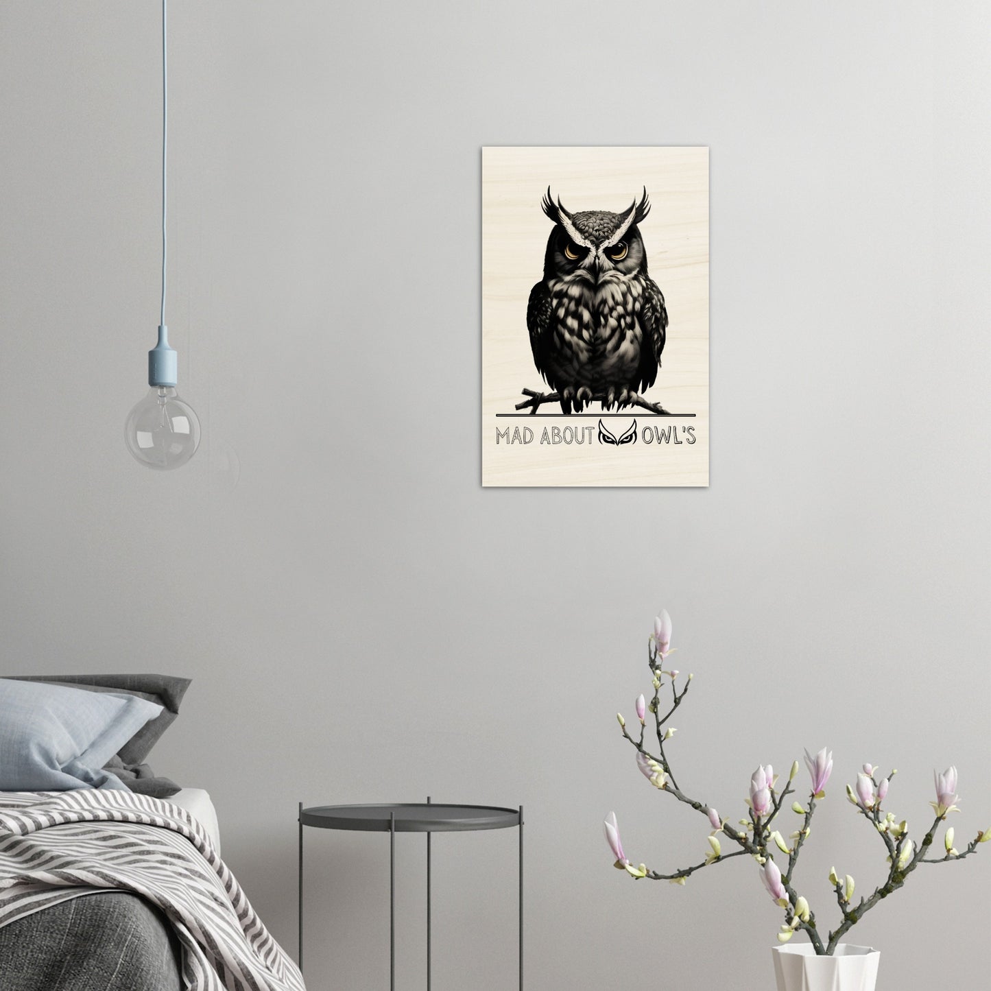 Wood Prints : Mad About Owl's