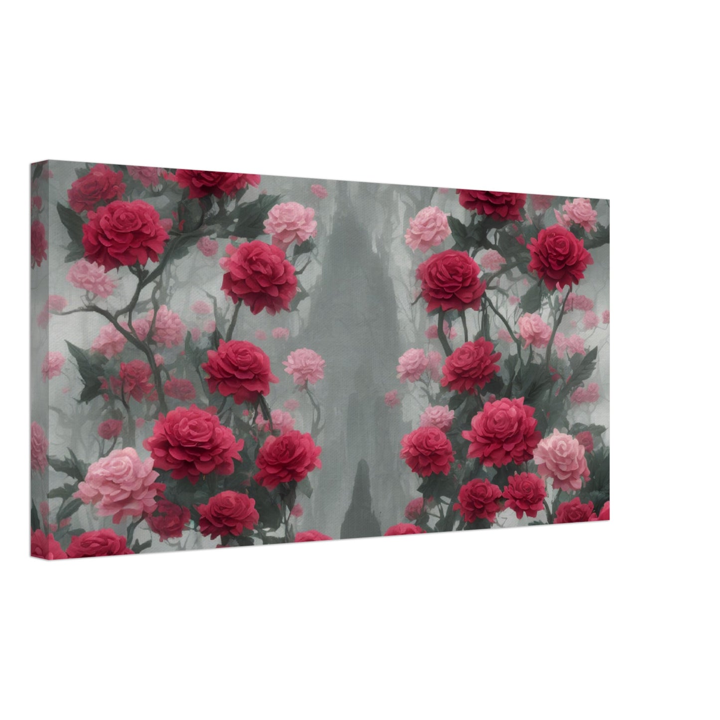 Dual Roses Gothic : Canvas