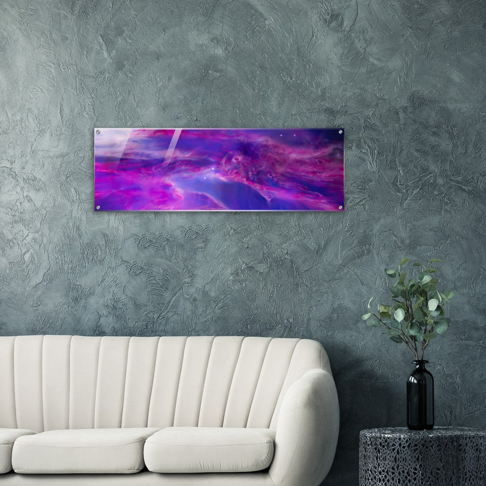 Acrylic Print : Magenta Sky (part of a collection of Nebula prints) Fantasy Nebula