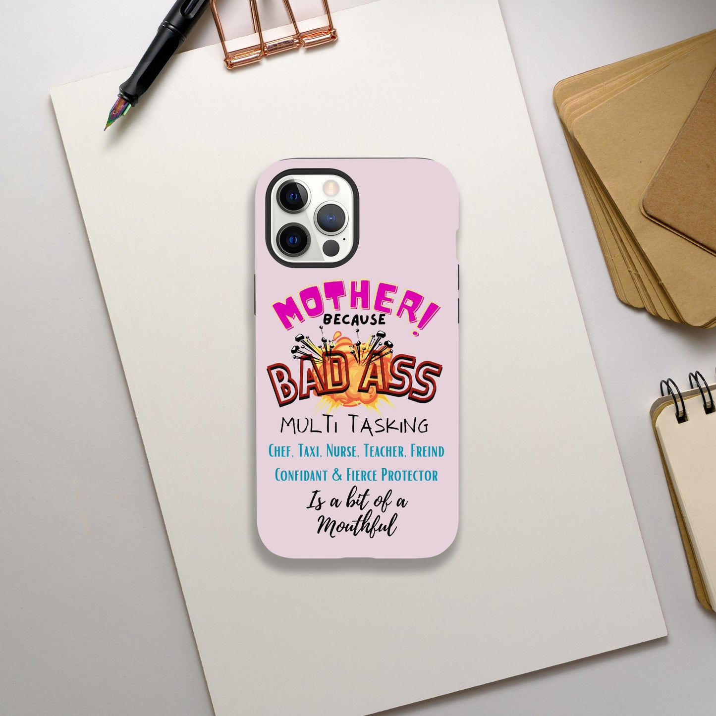 Mother's Day, Mother is a Bad Ass : - Phone Cases