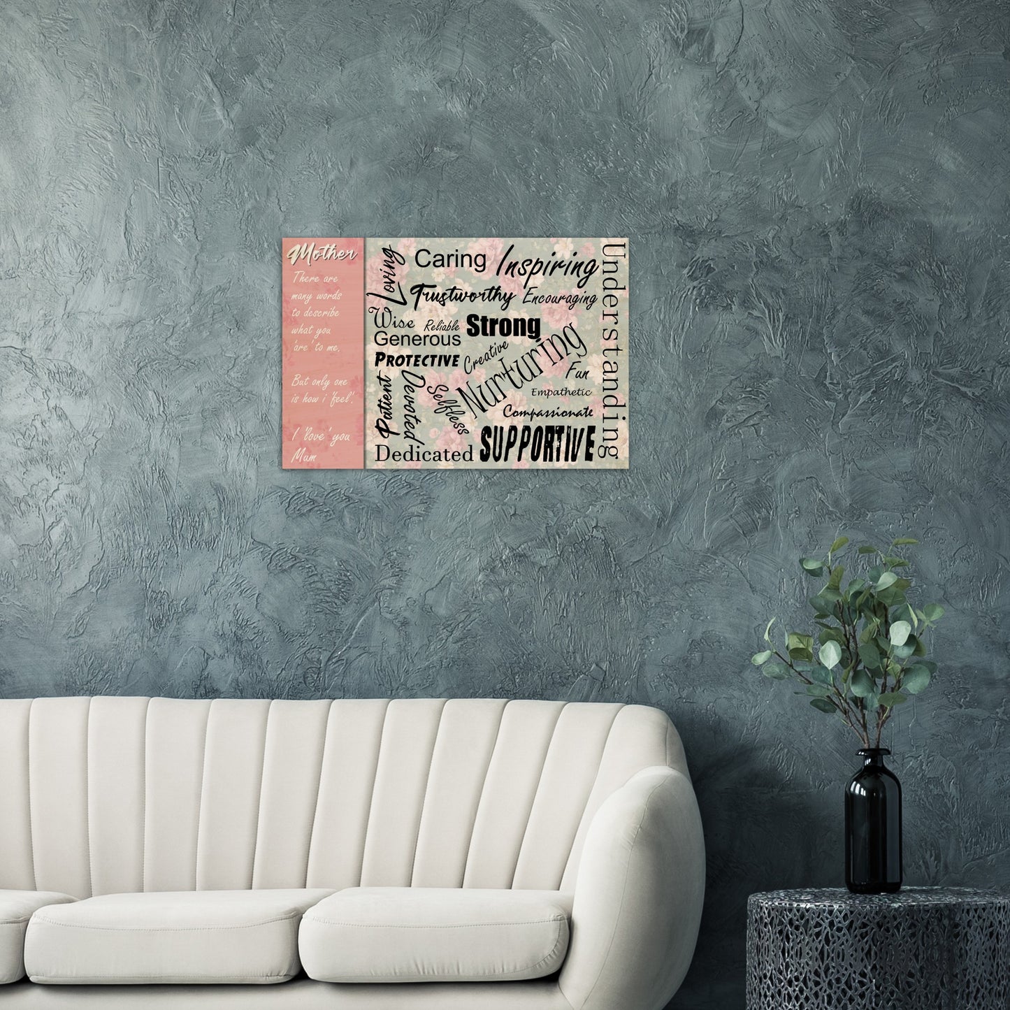 Wood Prints : Mothers Day Mothers Words