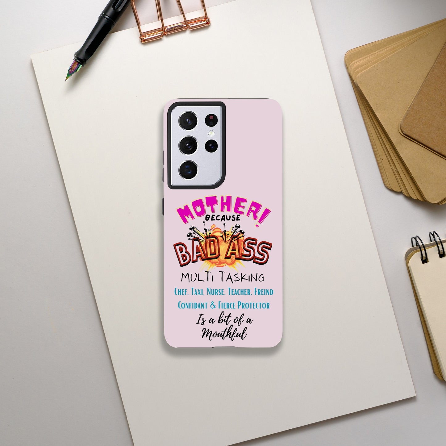 Mother's Day, Mother is a Bad Ass : - Phone Cases