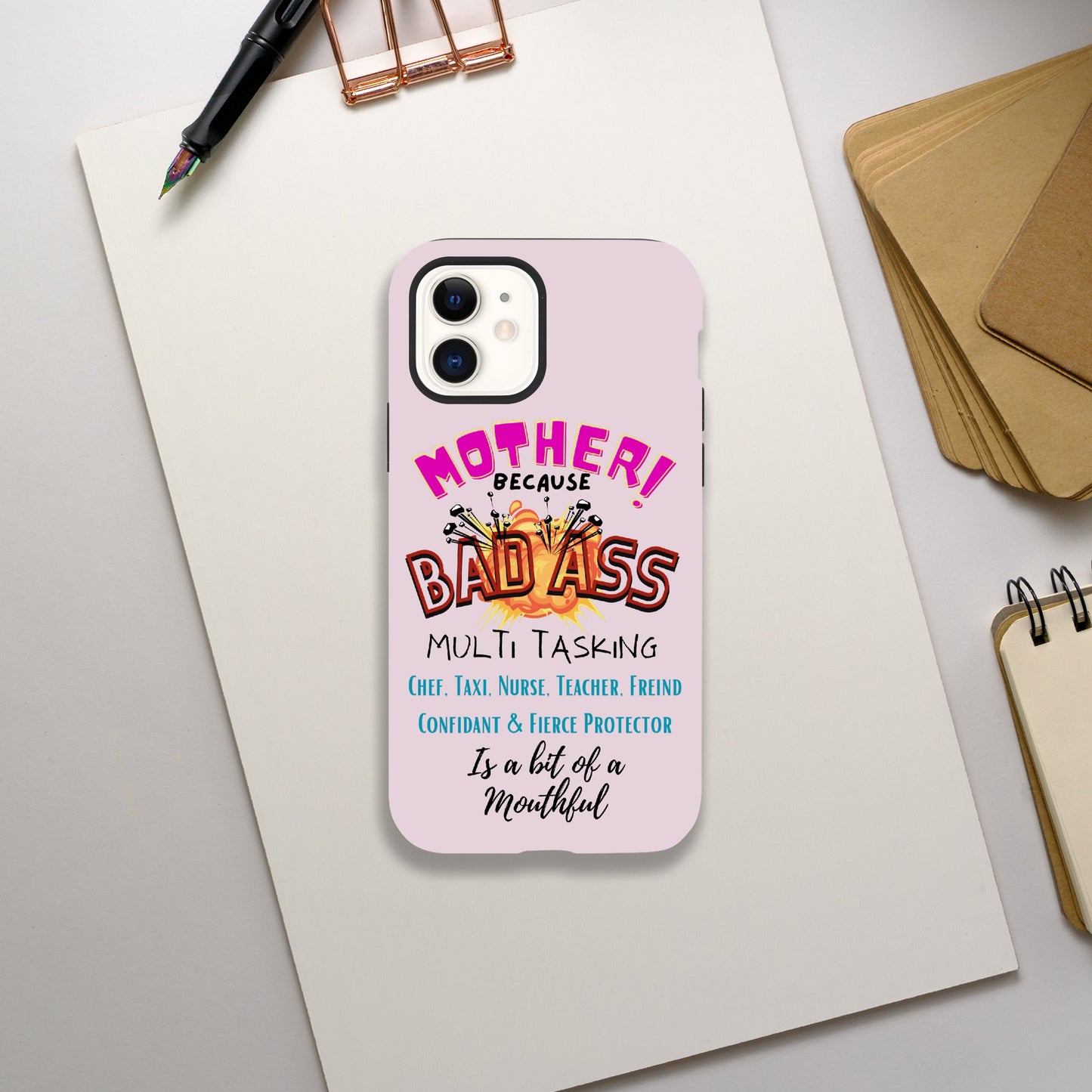 Mother's Day, Mother is a Bad Ass : - Phone Cases