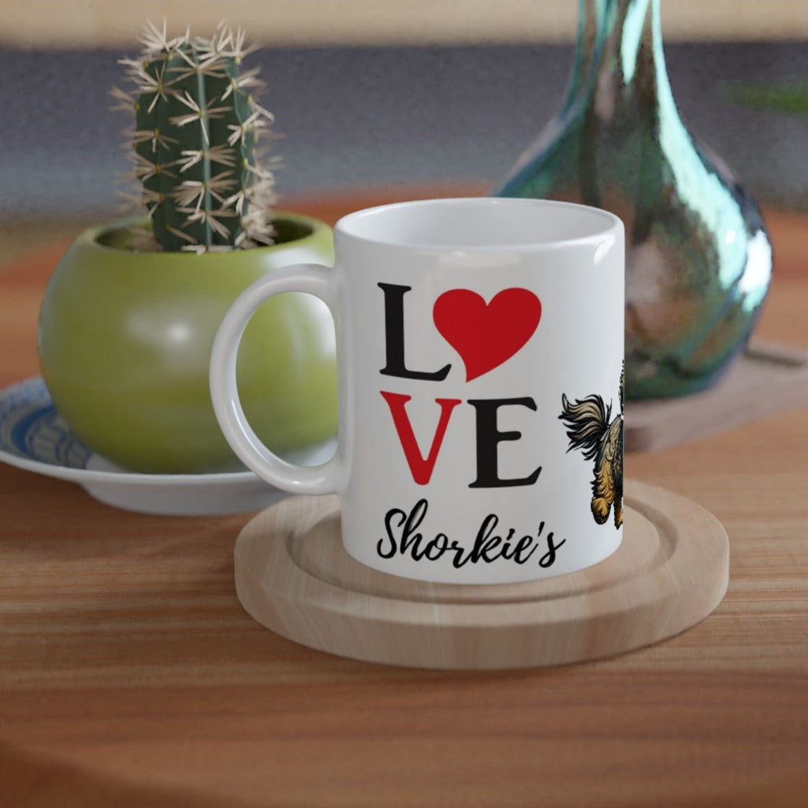 I Love Shorkie's White 11oz Ceramic Mug