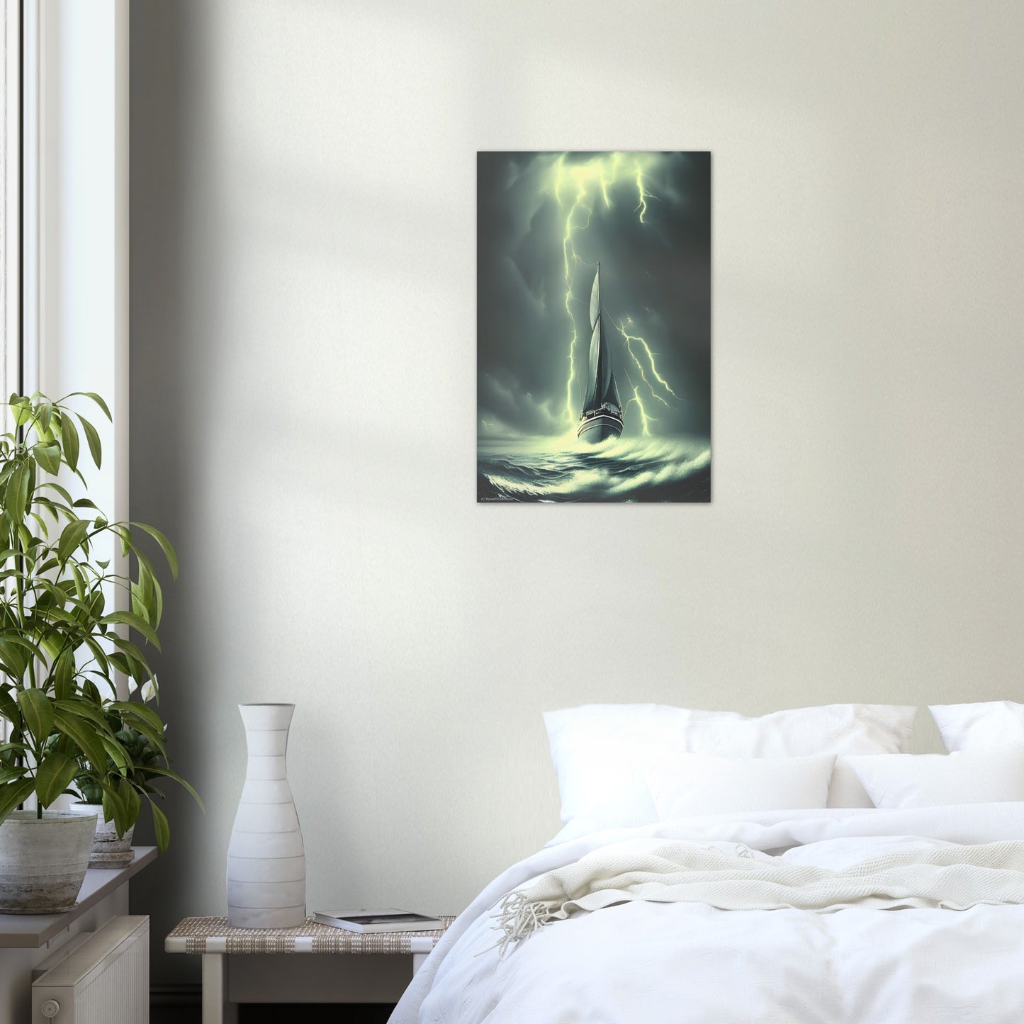 Aluminum Print : Alone : A UFO Sci Fi collection of Aluminium prints.