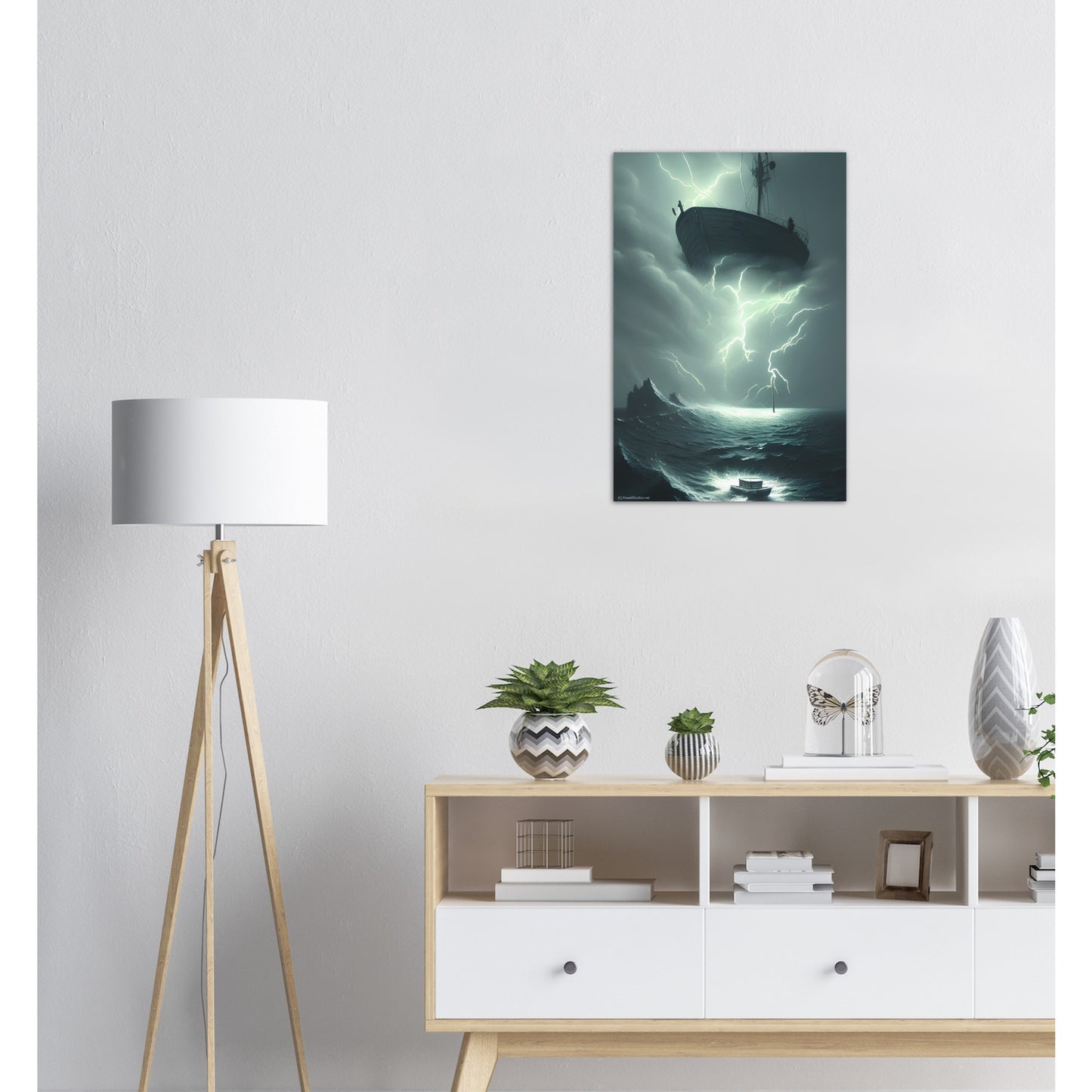 Aluminum Print : Escape : A UFO Sci Fi collection of Aluminium prints.