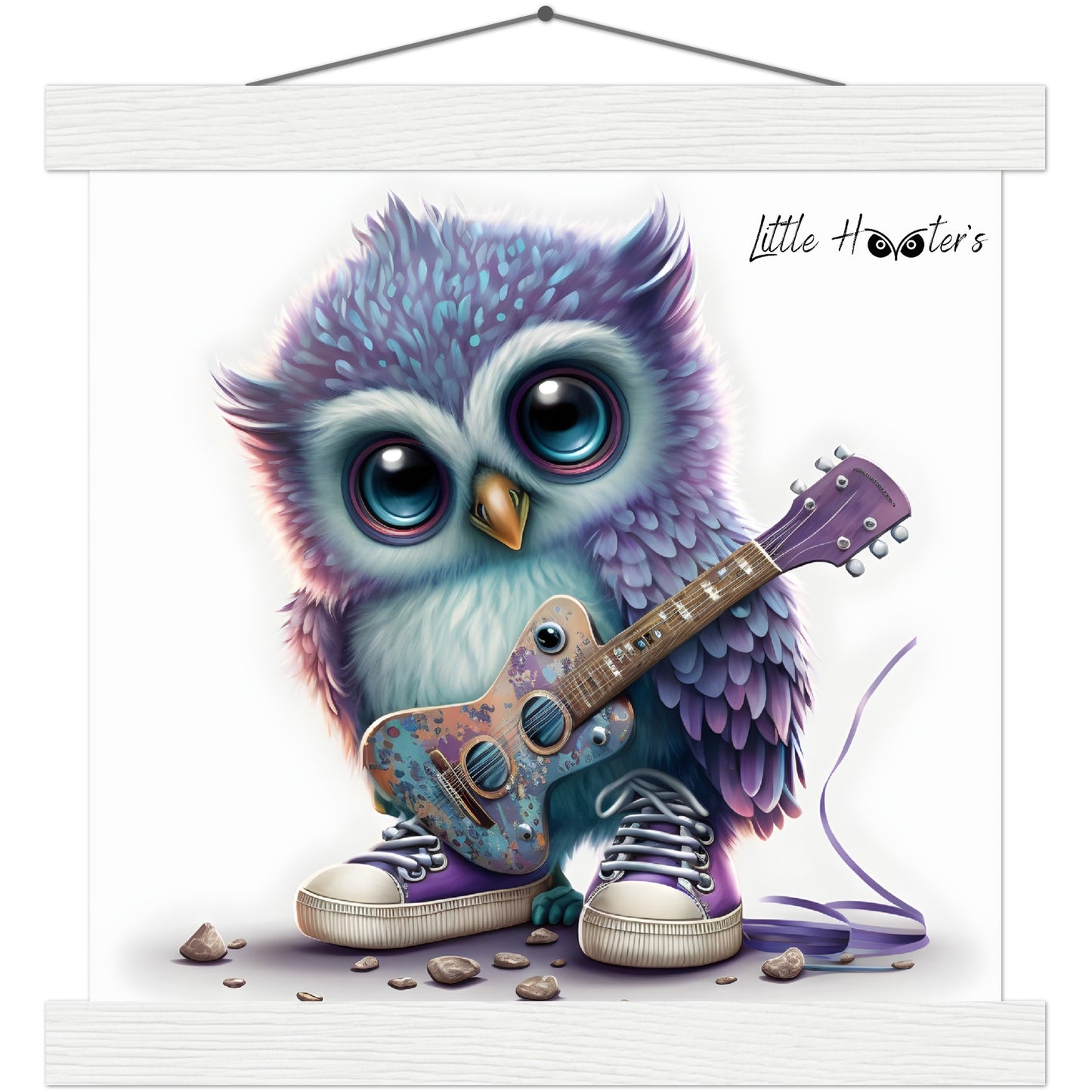 Pip, Little Hooters Owl : Premium Matte Paper Poster with Hanger