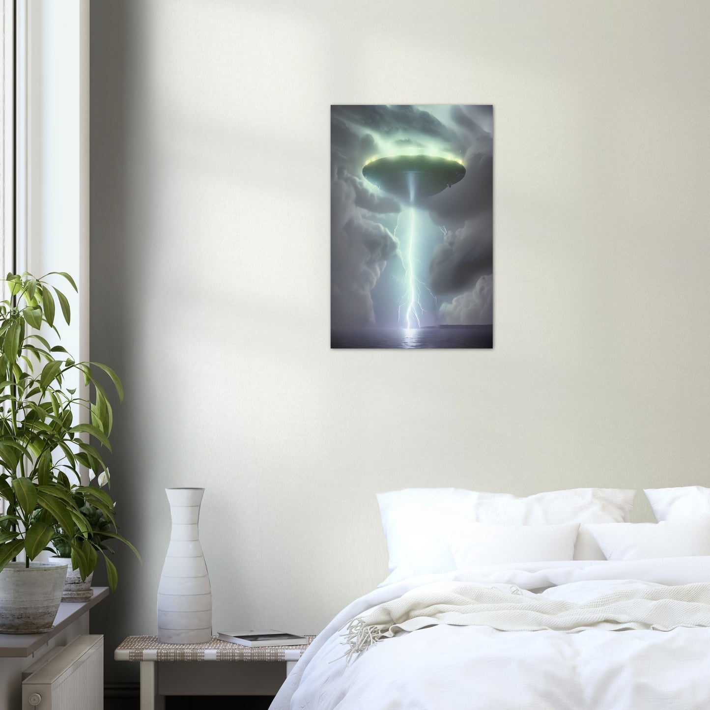 Aluminum Print : Abduction : A UFO Sci Fi collection of Aluminium prints.