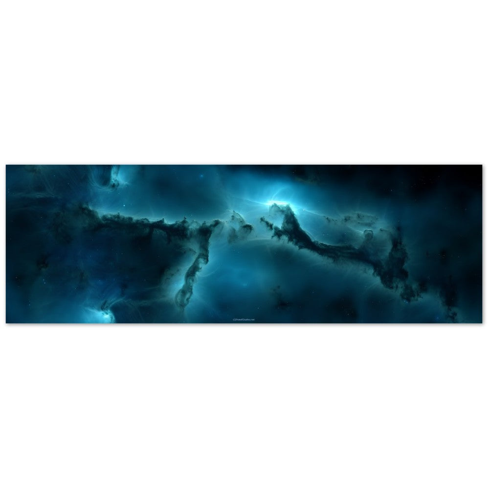 Foam Board Print : The Deep Blue (part of a collection of Nebula prints) Fantasy Nebula Foam Board Print