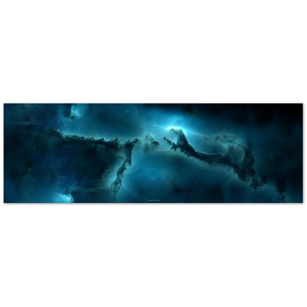 Foam Board Print : The Deep Blue (part of a collection of Nebula prints) Fantasy Nebula Foam Board Print
